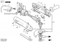 Bosch 0 603 400 802 Pws 600 Angle Grinder 230 V / Eu Spare Parts